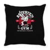 gallic gym Throw Pillow
