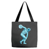 astronaut discus throwing Tote Bags