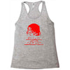 dawn of the dead retro 70s horror zombie film Racerback Tank