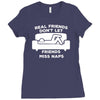 real friends don't let friends miss naps Ladies Fitted T-Shirt