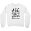 i teach mine science teacher Crewneck Sweatshirt