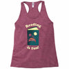 reading is fun Racerback Tank