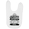 Queens Are Born In April Baby Bibs