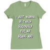 brains and stuff girls Ladies Fitted T-Shirt