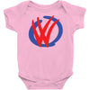 mod vw volkswagen dub logo Baby Onesie