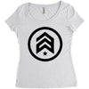 analog black new logo Women's Triblend Scoop T-shirt