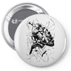 venom vs spiderman Pin-back button