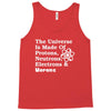 The Universe Is Made Of Protons Neutrons Electrons Morons Tank Top