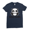 Baby Panda Ladies Fitted T-Shirt