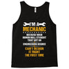 I Am A Mechanic Tank Top