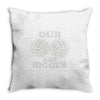 our volleyballs are bigger Throw Pillow