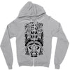 aztec design totem Zipper Hoodie