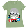 science fair project Ladies Fitted T-Shirt