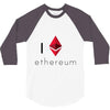I Love Ethereum 3/4 Sleeve Shirt
