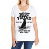 Best Friend German Shepherd Ladies Curvy T-Shirt