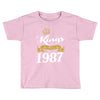 kings are born in 1987 Toddler T-shirt