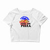 vote for pizza Crop Top