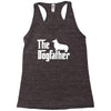 the dogfather pembroke welsh corgi white Racerback Tank
