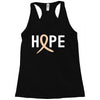 Hope Uterine Cancer Awareness Racerback Tank