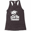 ted fuck you thunder Racerback Tank