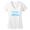 Only The Best Brothers Get Promoted To Uncle Women's V-Neck T-Shirt