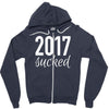 2017 sucked Zipper Hoodie