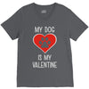 my dog is my valentine V-Neck Tee