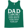 I Love You Dad Tank Top