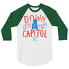 down with the capitol 3/4 Sleeve Shirt