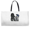 robotic trashcan Weekender Totes