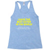 best sister crazy scarry Racerback Tank