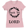 thank you lord Ladies Fitted T-Shirt