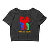 wreck it ralph silhouette Crop Top