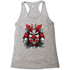 samurai mask of doom Racerback Tank