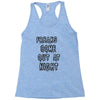 freaks come out at night girls Racerback Tank