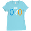 portal bathroom parody video game Ladies Fitted T-Shirt