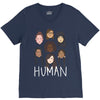 Women's March We are Human V-Neck Tee