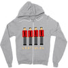 pixelated kraftwerk turquoise kids Zipper Hoodie