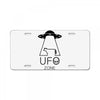 ufo zone License Plate