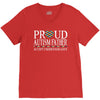 proud autism father V-Neck Tee