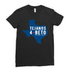 tejanos for beto Ladies Fitted T-Shirt