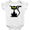 black cat Baby Bodysuit