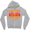 Legends Are Born In February Zipper Hoodie