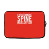 i've seen more spine in jellyfish Laptop sleeve