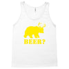 beer t shirt bear plus deer funny tee drinking college humor party shi Tank Top