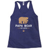 papa bear Racerback Tank