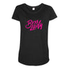 BOSS LADY Maternity Scoop Neck T-shirt