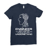 engineer understand Ladies Fitted T-Shirt