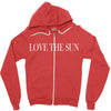 love the sun Zipper Hoodie
