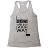 nerdy in a good way Racerback Tank